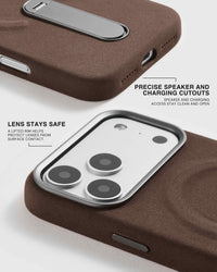 STAND CASE NG TELEPONO — BROWN