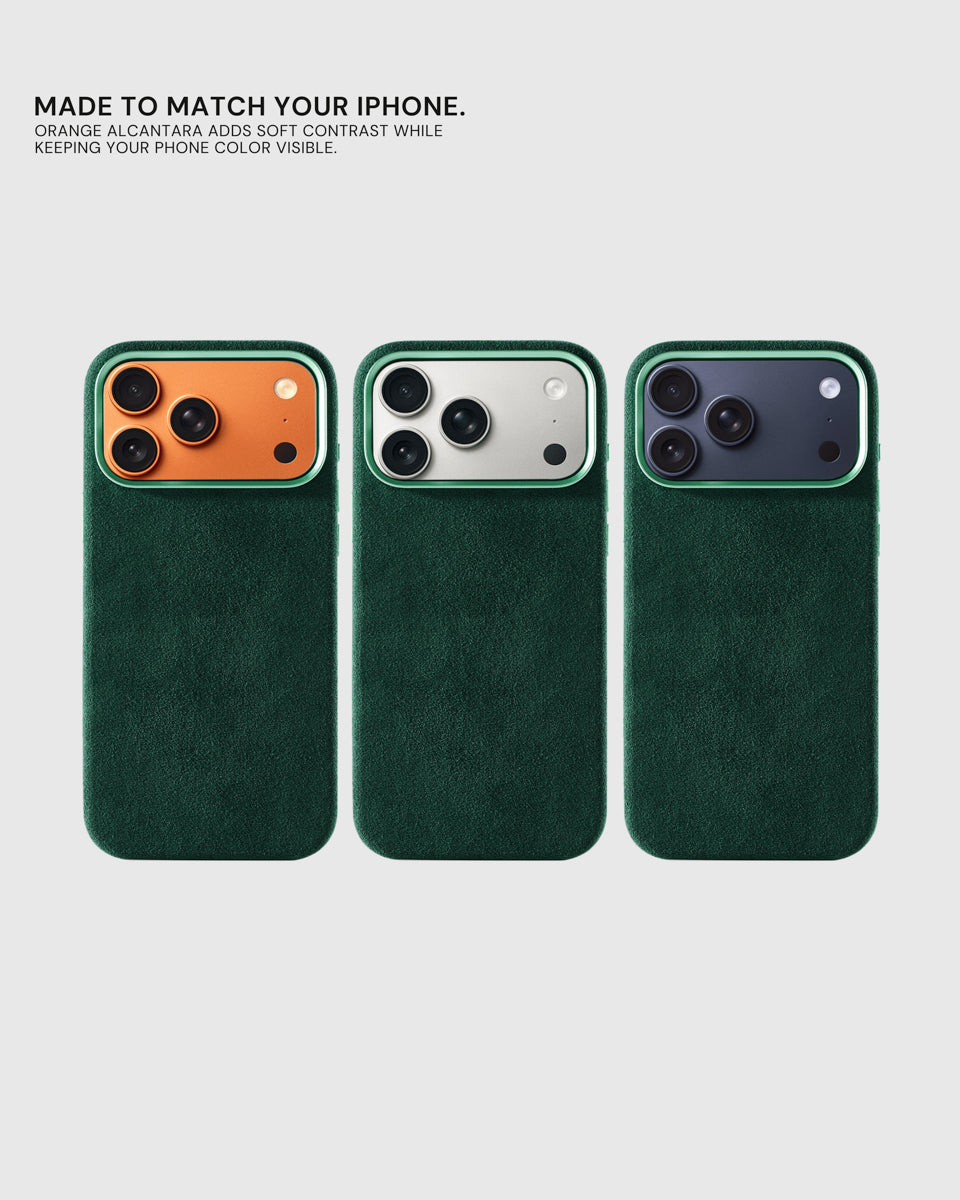 ALCANTARA NA CASE NG TELEPONO — EVERGREEN