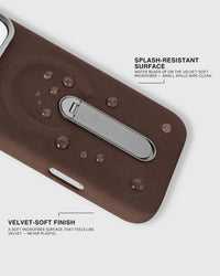 STAND CASE NG TELEPONO — BROWN