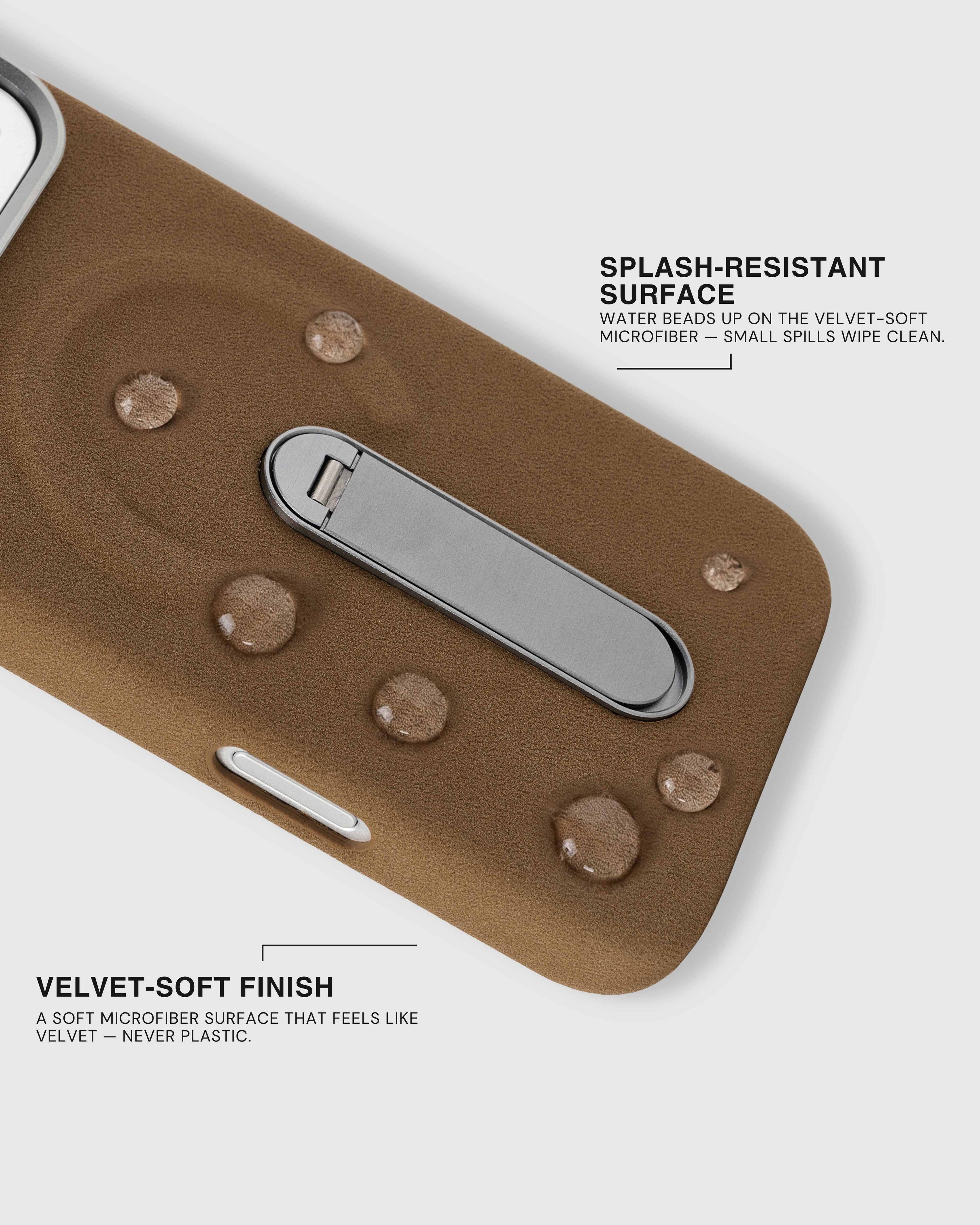 STAND CASE NG TELEPONO — OLIVE