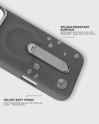 STAND CASE NG TELEPONO — GREY