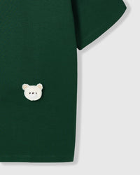 TEDDY CHECK-EAR NA PALAMUT NA T-SHIRT