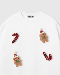 GINGERBREAD PARTY CRASHERS NA SWEATSHIRT