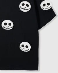 SKULL-SMILES NA HALLOWEEN NA T-SHIRT