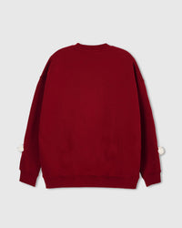 TEDDY CHECK-EAR SWEATSHIRT