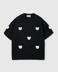 TEDDY CHECK-EAR NA PALAMUT NA T-SHIRT