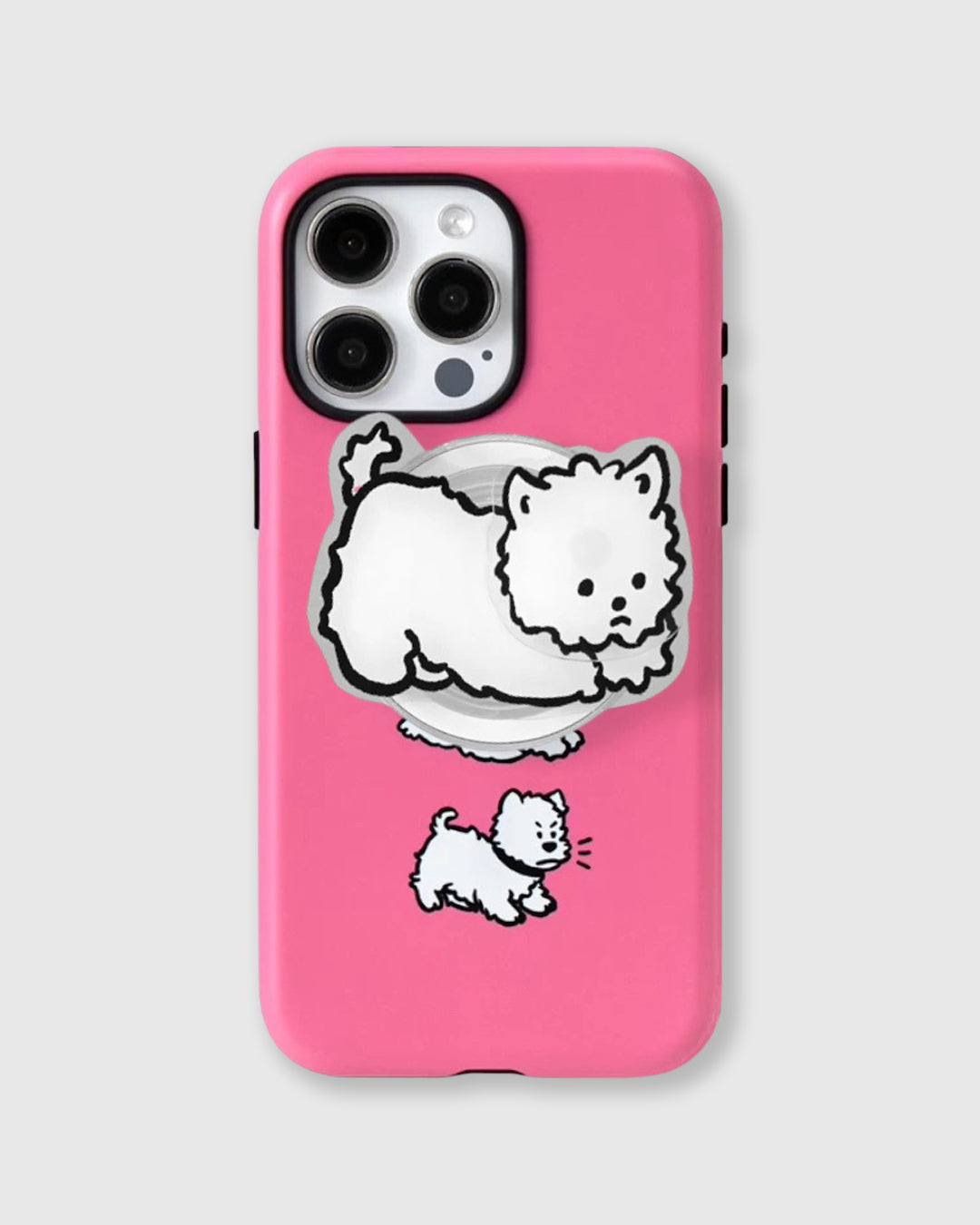 MASIGLANG PUP NA CASE NG TELEPONO