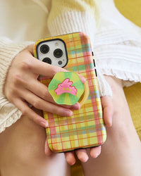 PLAID NA KUNEHONG POP NA CASE NG TELEPONO