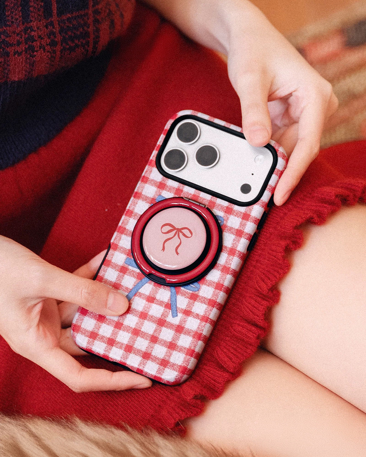 CHERRY PICNIC NA MAGSAFE NA CASE NG TELEPONO