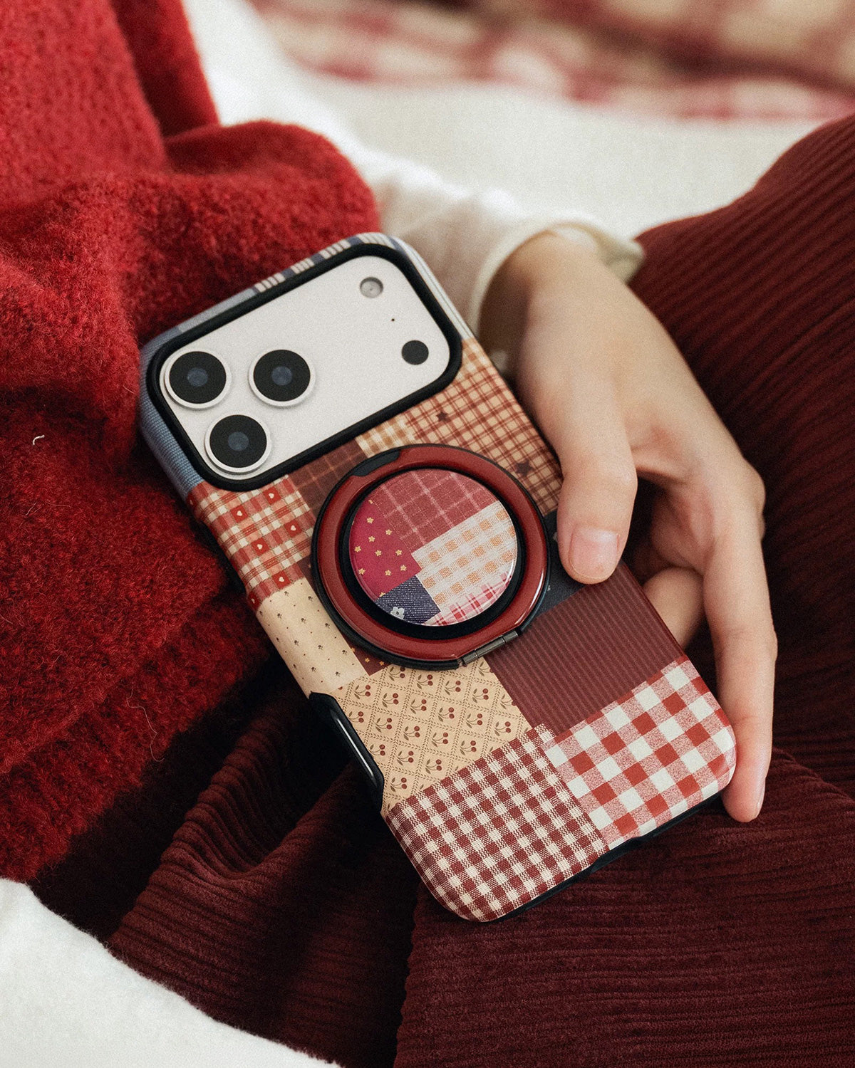 HERITAGE PATCHWORK NA MAGSAFE NA CASE NG TELEPONO