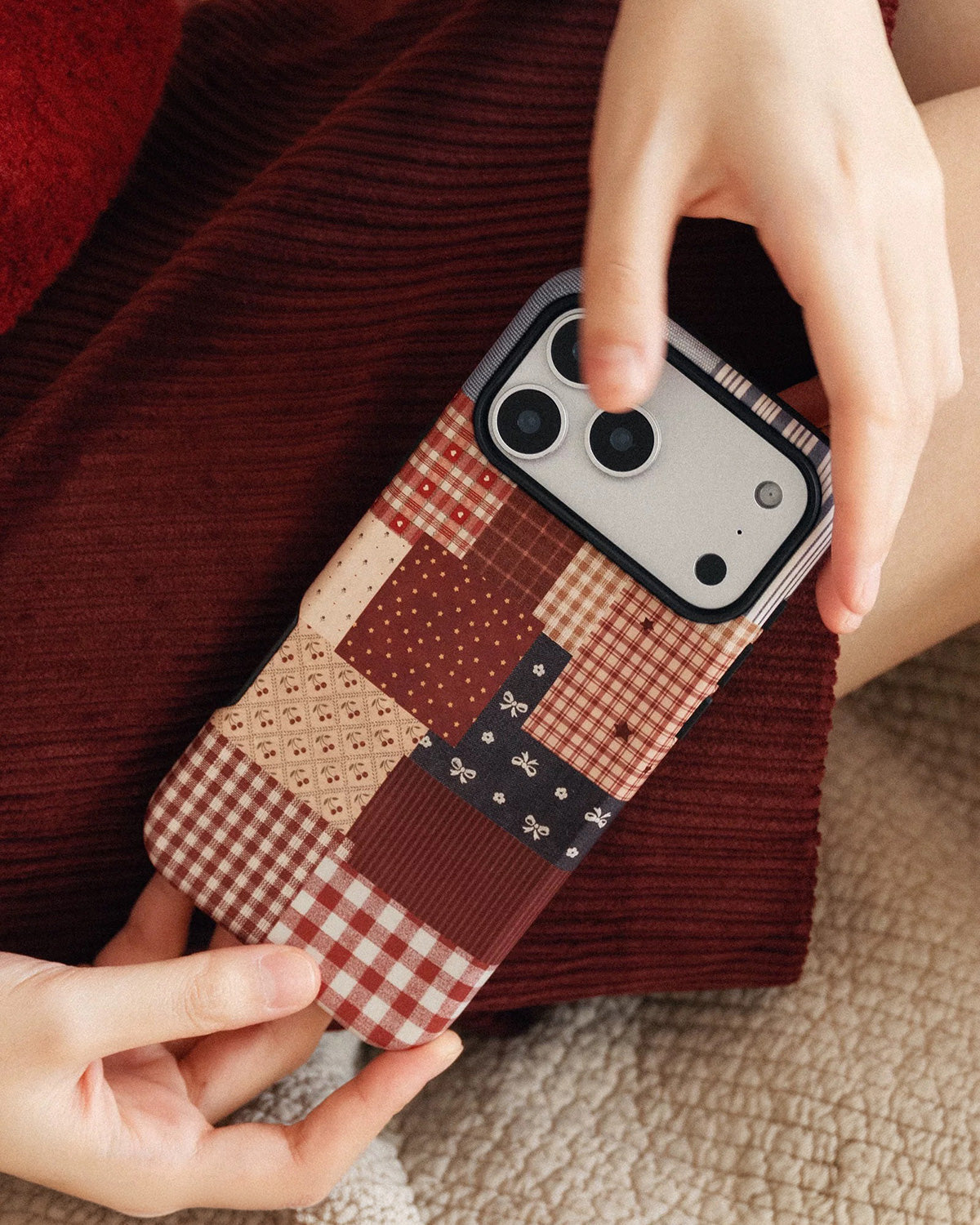 HERITAGE PATCHWORK NA MAGSAFE NA CASE NG TELEPONO