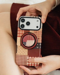 HERITAGE PATCHWORK NA MAGSAFE NA CASE NG TELEPONO