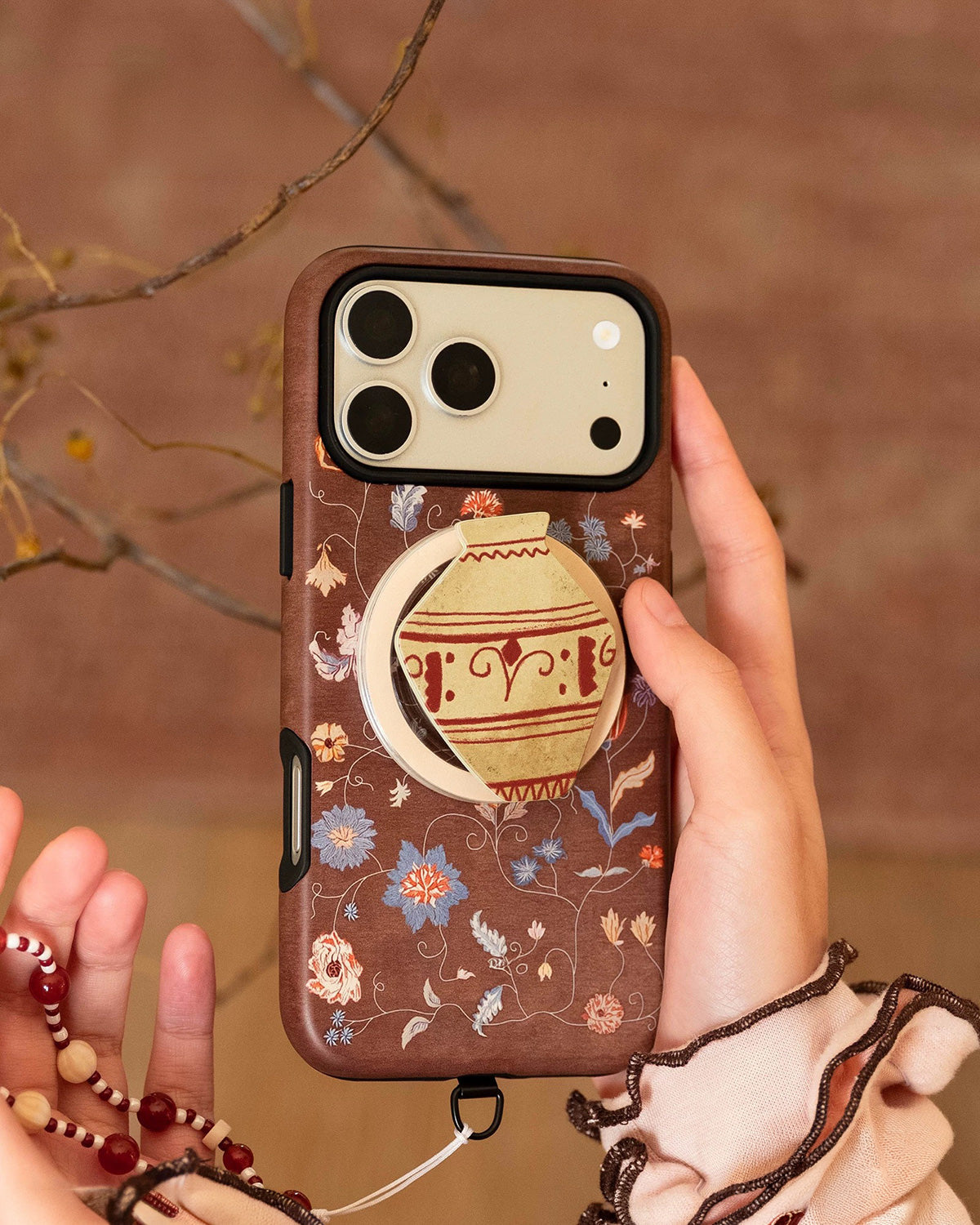 TERRACOTTA BLOOM NA MAGSAFE NA CASE NG TELEPONO