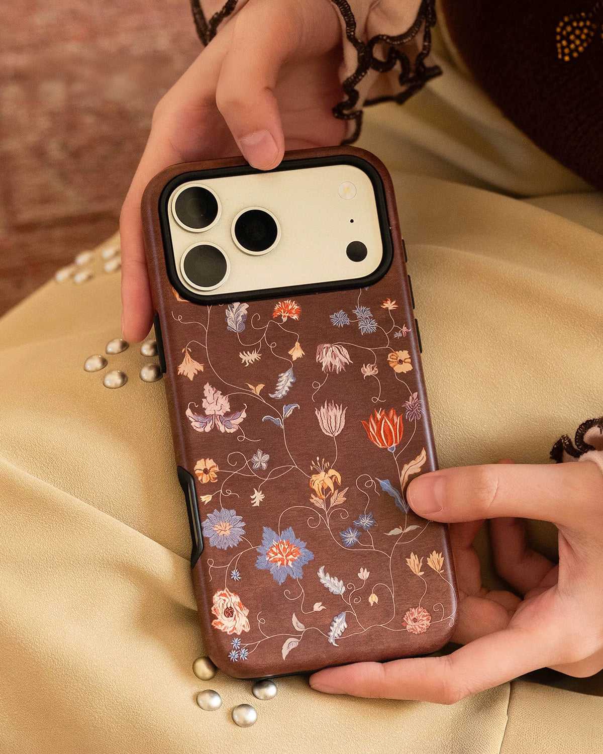 TERRACOTTA BLOOM NA MAGSAFE NA CASE NG TELEPONO