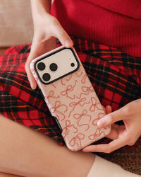 SCARLET BOW NA MAGSAFE NA CASE NG TELEPONO
