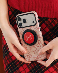 SCARLET BOW NA MAGSAFE NA CASE NG TELEPONO