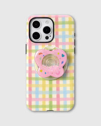 Pastel Flower Plaid Phone Case