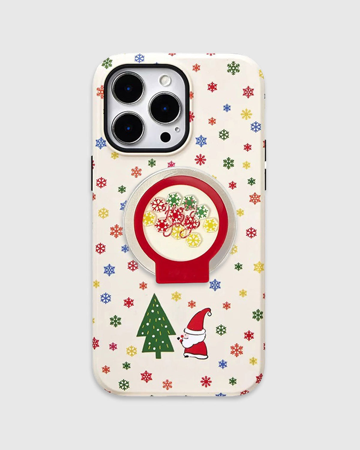 Holly Jolly Snowflake Na Case Ng Telepono