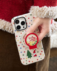 Holly Jolly Snowflake Na Case Ng Telepono