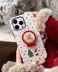 Holly Jolly Snowflake Na Case Ng Telepono