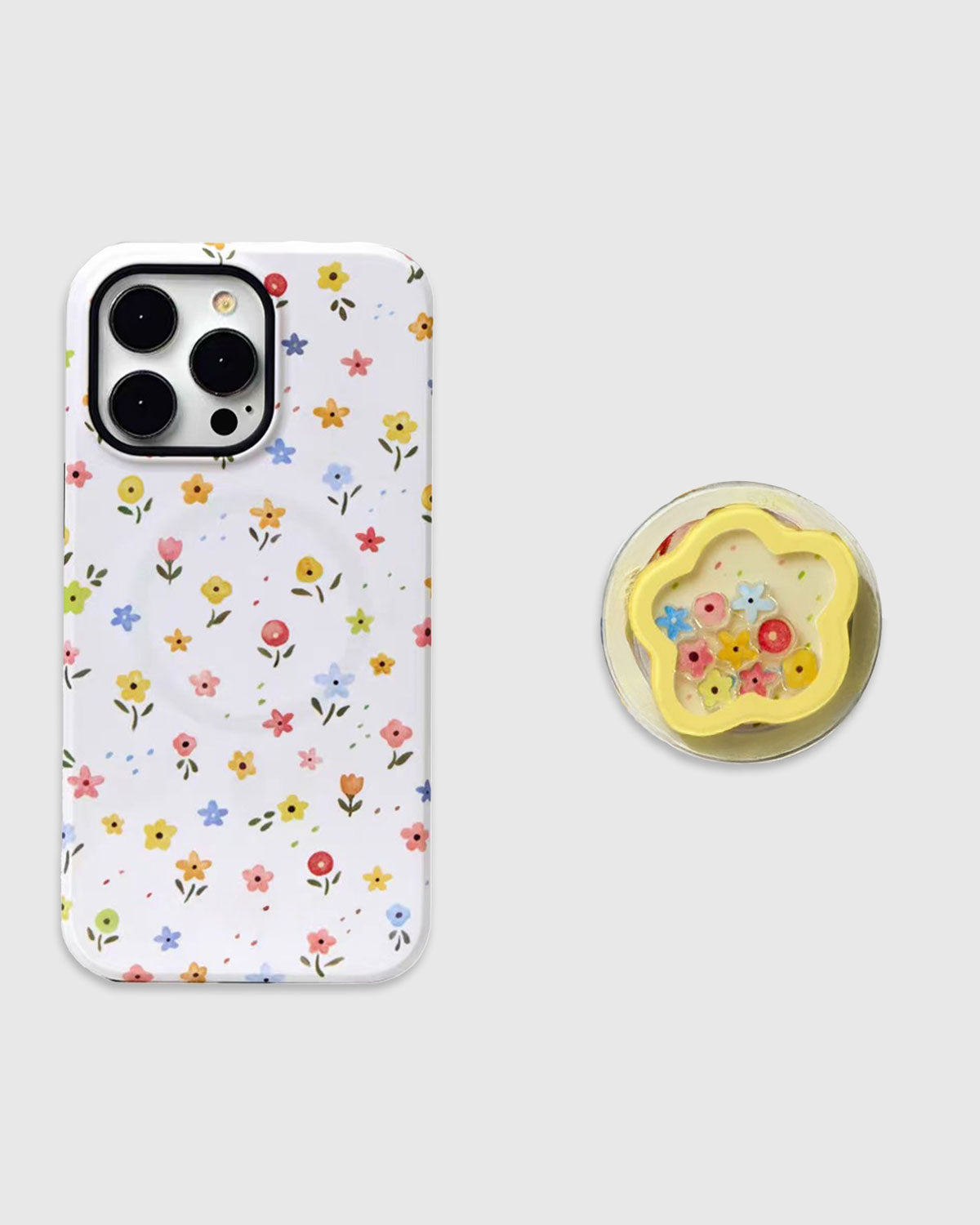 Mini Floral Scatter Na Case Ng Telepono