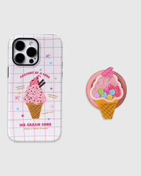 ICE CREAM CONE NA CASE NG TELEPONO