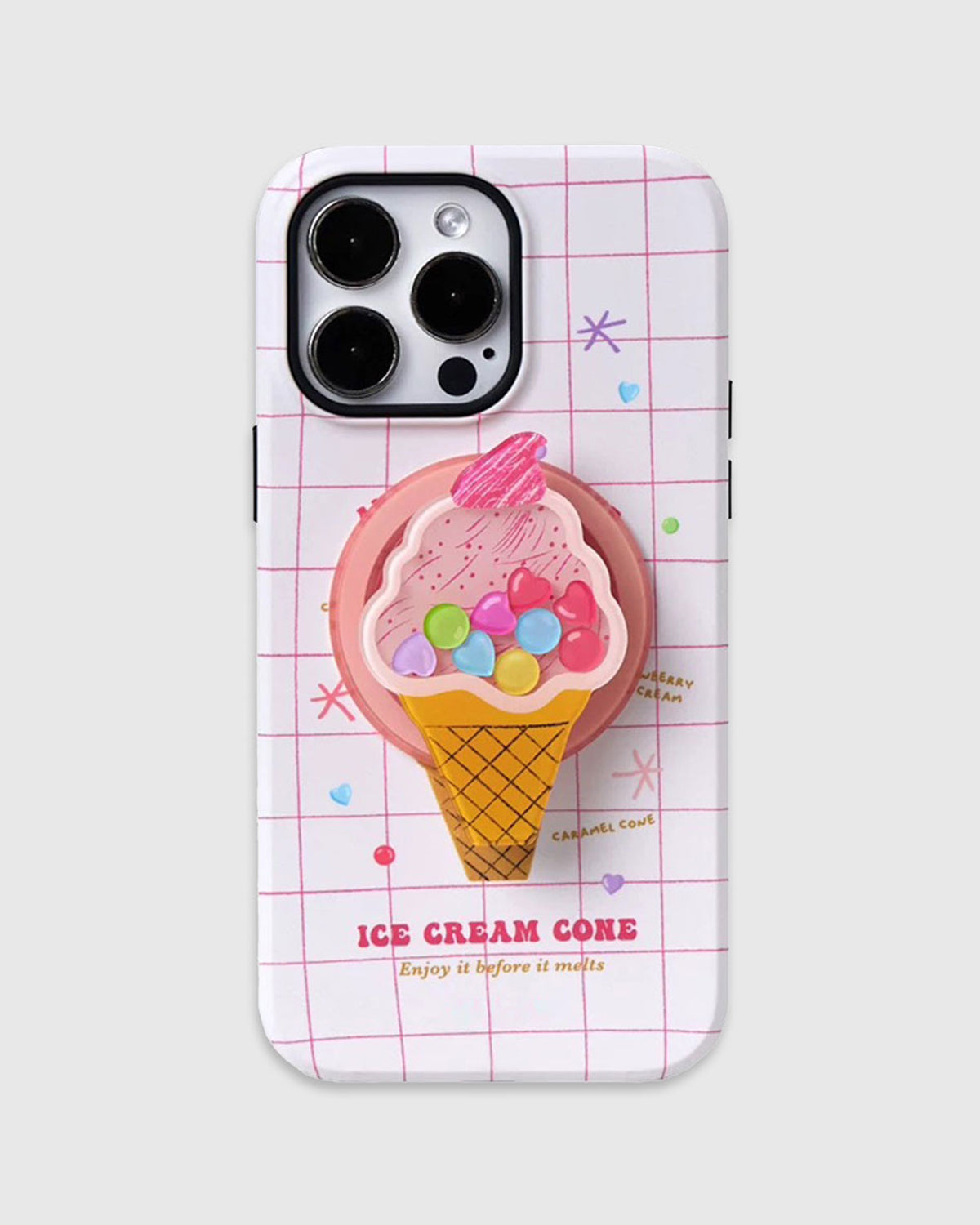 ICE CREAM CONE NA CASE NG TELEPONO