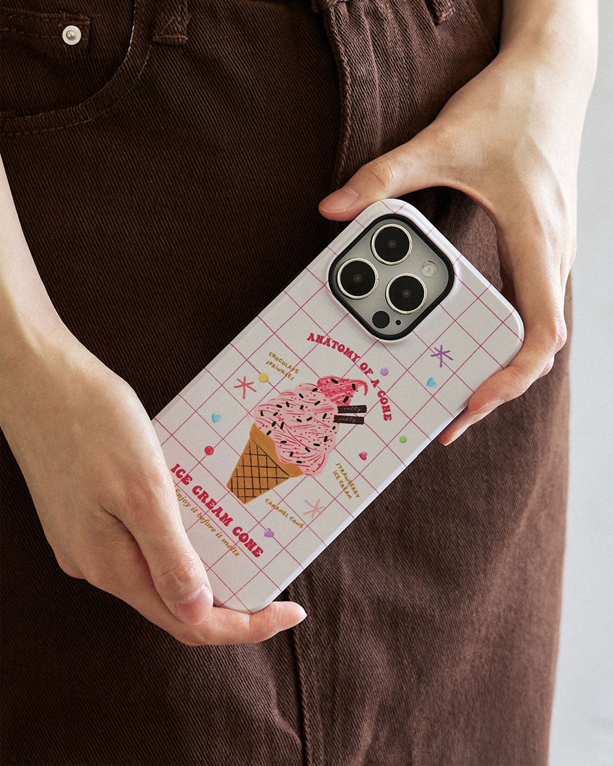 ICE CREAM CONE NA CASE NG TELEPONO