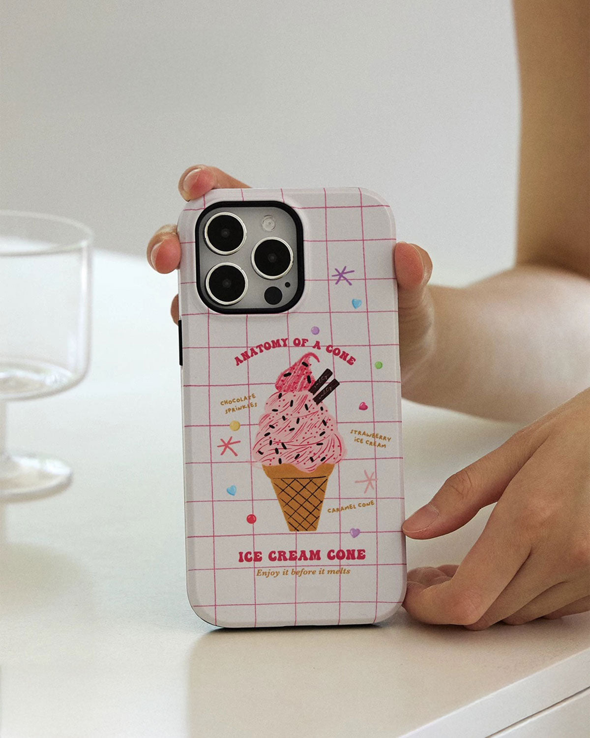 ICE CREAM CONE NA CASE NG TELEPONO