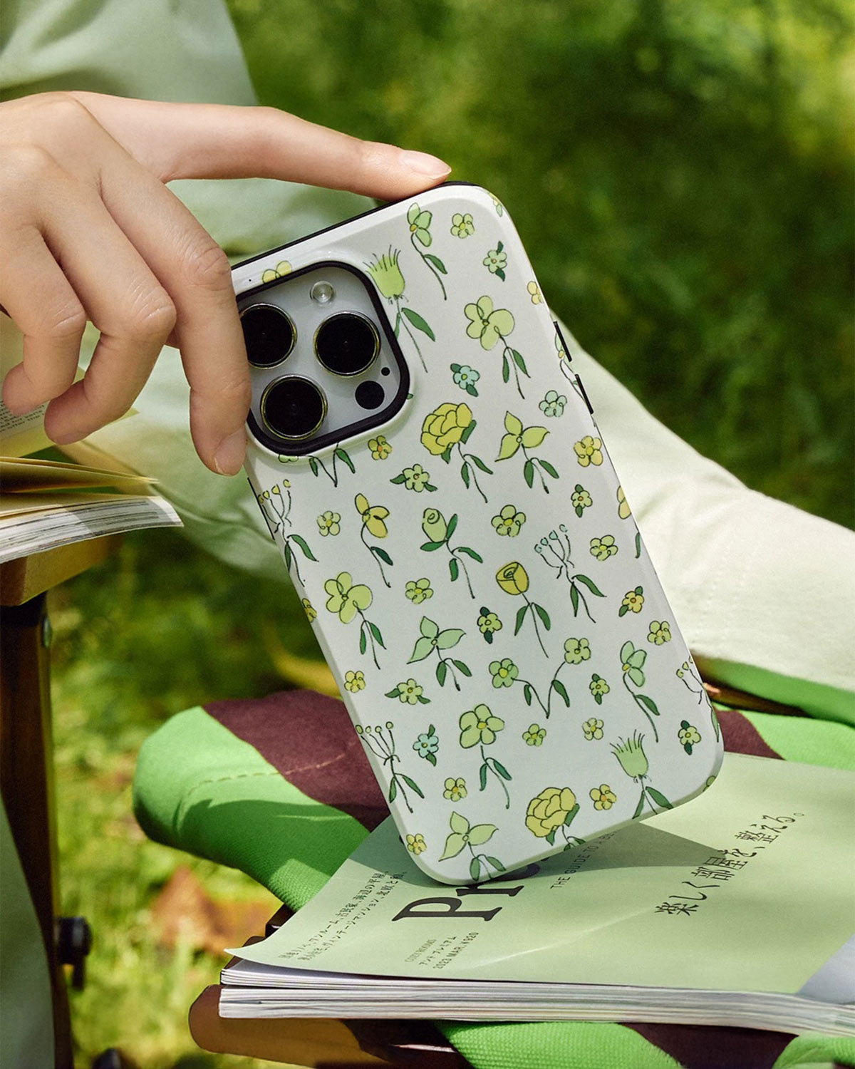 Butterfly Meadow Na Case Ng Telepono