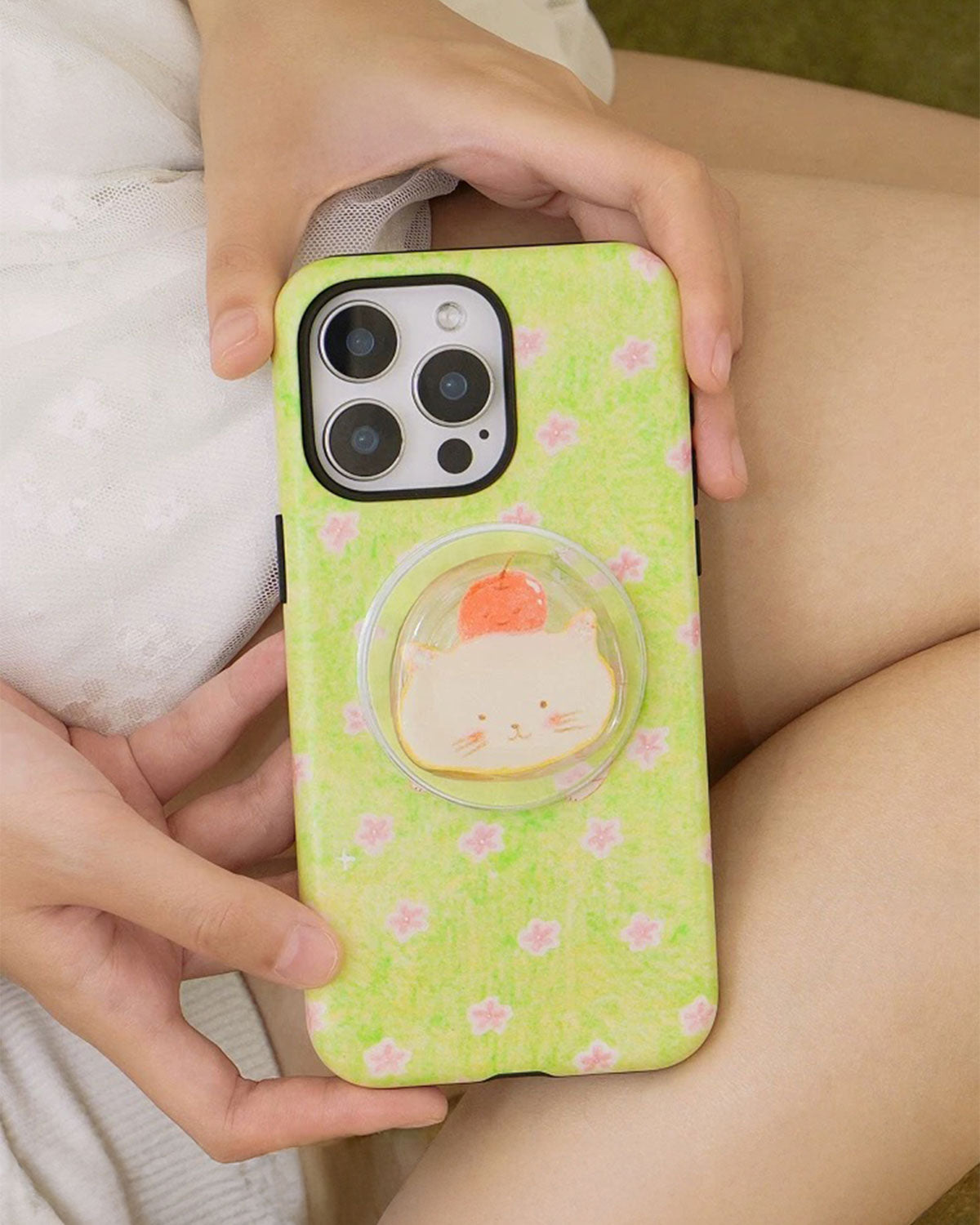 CHERRY CAT NA CASE NG TELEPONO
