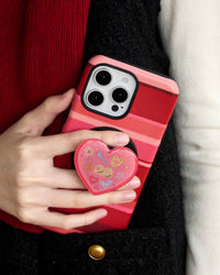HEART STRIPE NA CASE NG TELEPONO