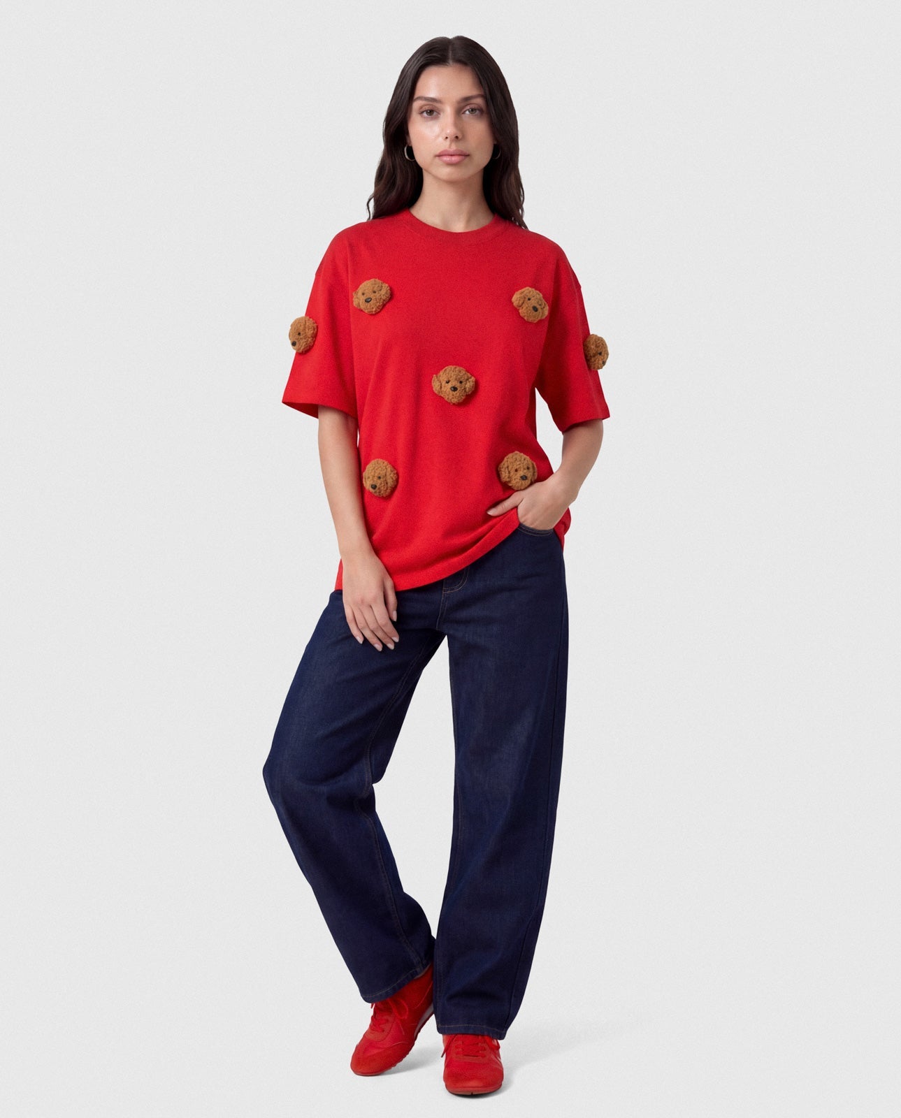 POODLE PARADE NA T-SHIRT