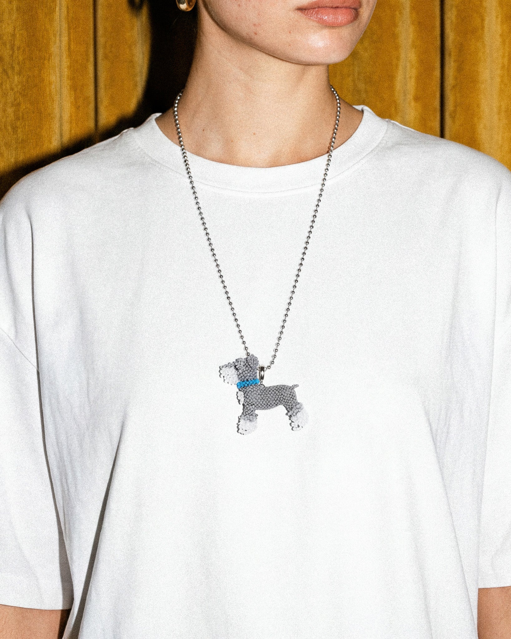 SCHNAUZER BEAD NECKLACE