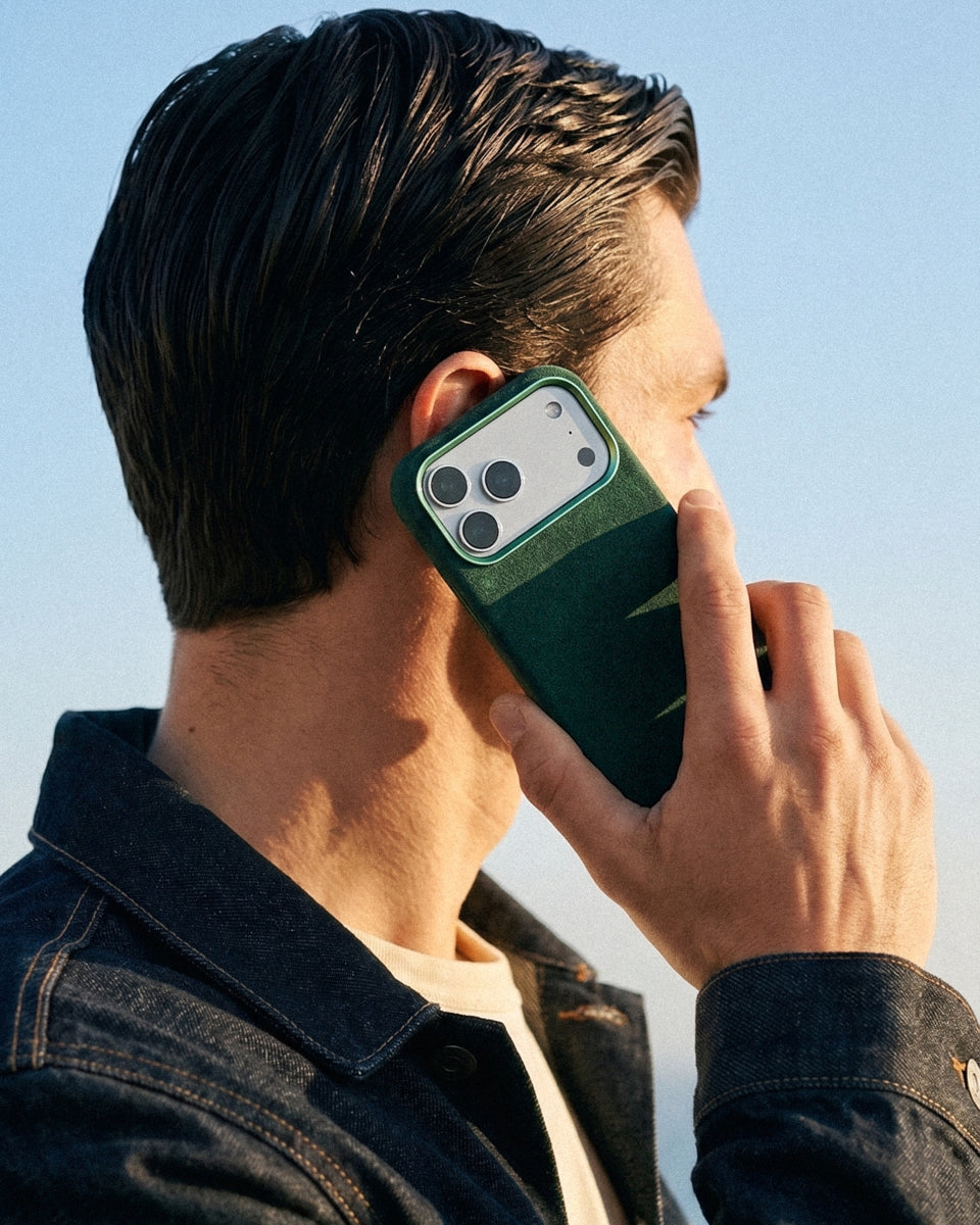 ALCANTARA NA CASE NG TELEPONO — EVERGREEN